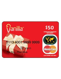 Vanilla Prepaid Mastercard
